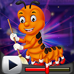 G4K Jocund Orange Caterpillar Escape Game Walkthrough